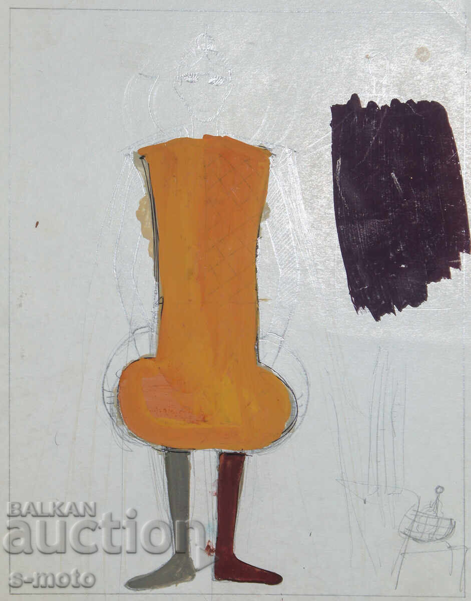 Картина сценография куклен театър Картина сценография куклен театър