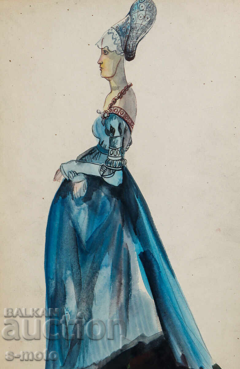 Auction Old painting, scenography, costume design project Auction Old painting, scenography, costume design project