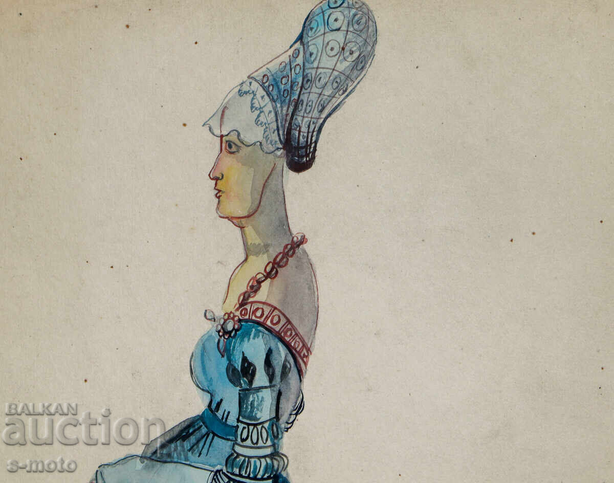 Delivery of Old painting, scenography, costume design project Delivery of Old painting, scenography, costume design project