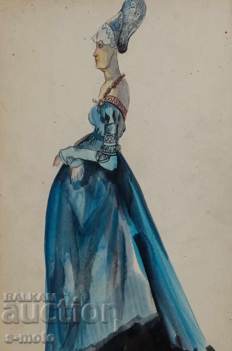 Old painting, scenography, costume design project Old painting, scenography, costume design project