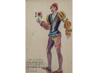 Old painting, scenography, costume design project