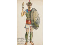 Παλιός πίνακας σκηνογραφίας, σχέδιο κοστουμιού