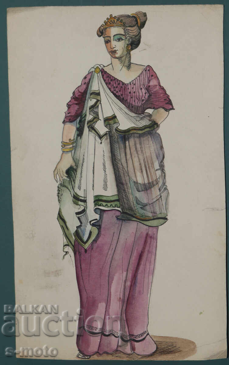 Old painting, scenography, costume design project with price 220.00 BGN | € 112.48 Old painting, scenography, costume design project with price 220.00 BGN | € 112.48
