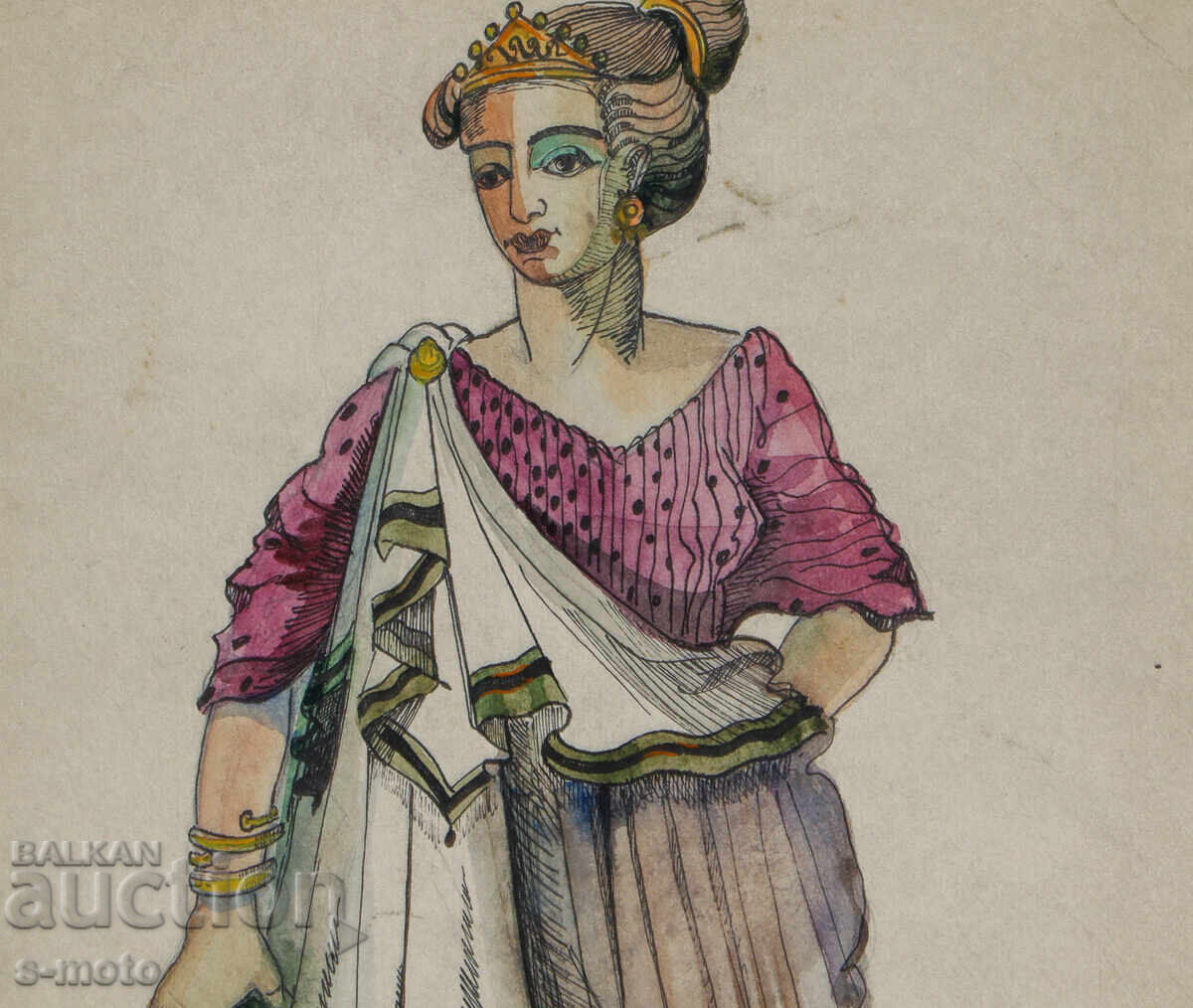 Delivery of Old painting, scenography, costume design project Delivery of Old painting, scenography, costume design project