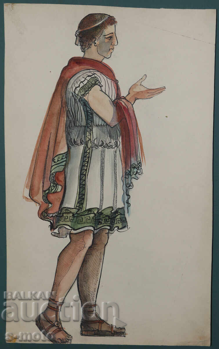 Auction Old painting, scenography, costume design project Auction Old painting, scenography, costume design project