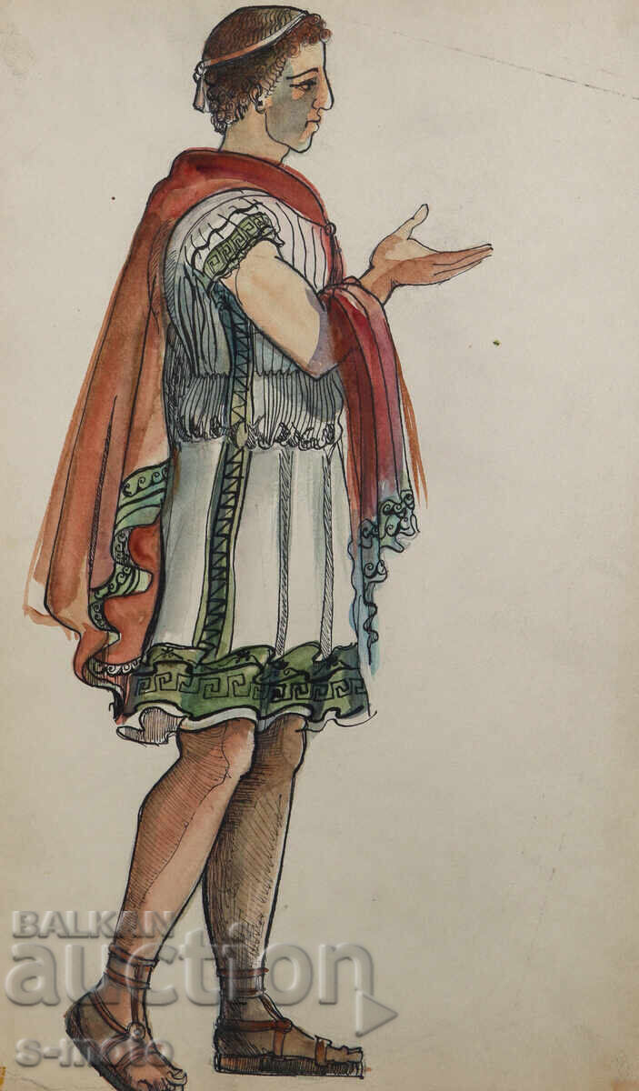 Old painting, scenography, costume design project Old painting, scenography, costume design project