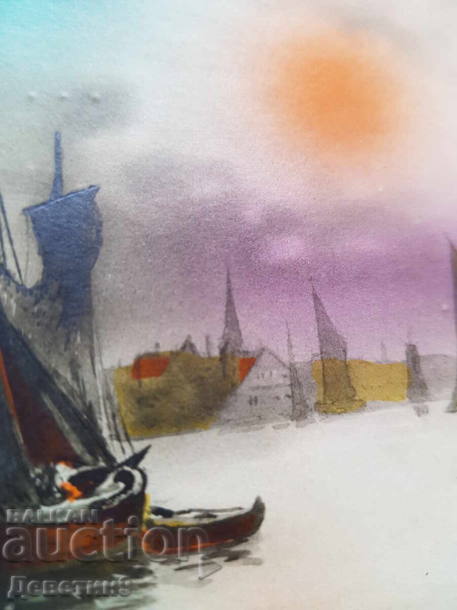 Доставка на Пощенска картичка от Франция - 1930 г. Доставка на Пощенска картичка от Франция - 1930 г.