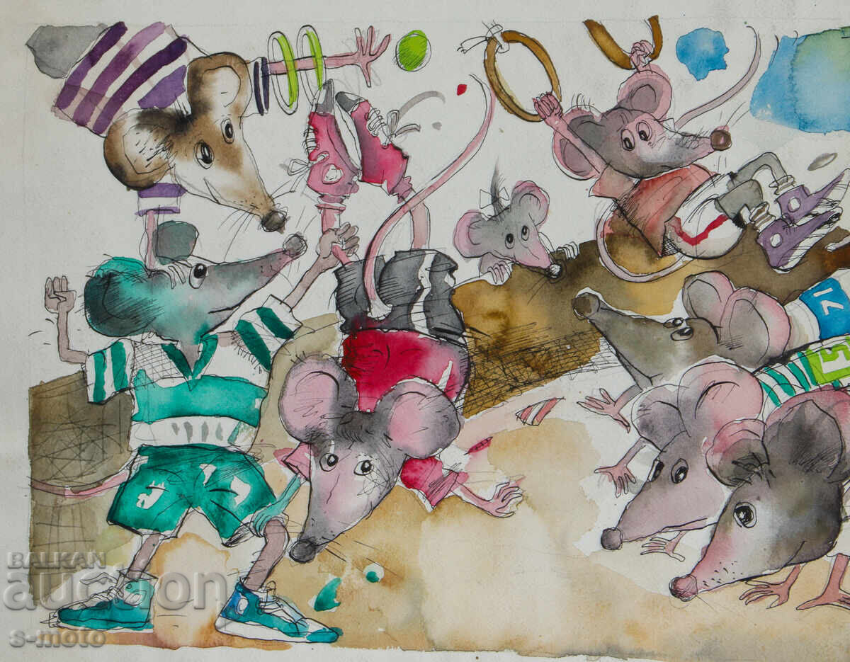 Картина акварел илюстрация детска книга приказки - 5 Картина акварел илюстрация детска книга приказки - 5