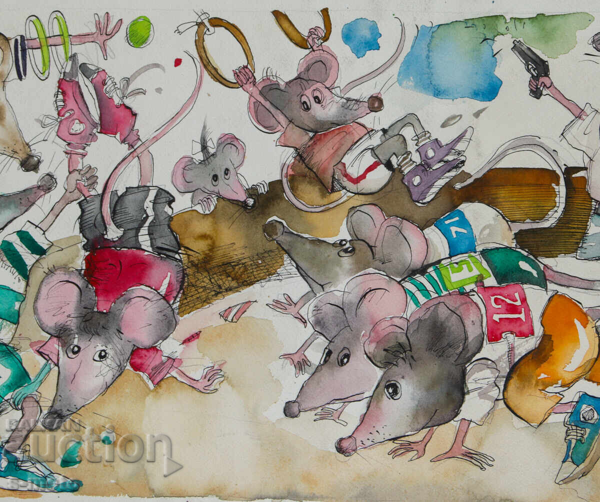 Картина акварел илюстрация детска книга приказки - 6 Картина акварел илюстрация детска книга приказки - 6