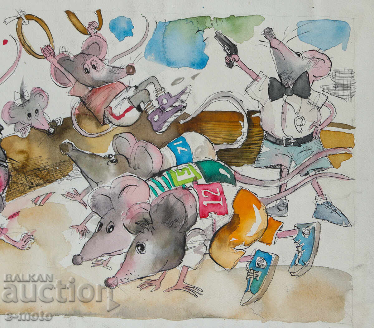 Картина акварел илюстрация детска книга приказки - 7 Картина акварел илюстрация детска книга приказки - 7