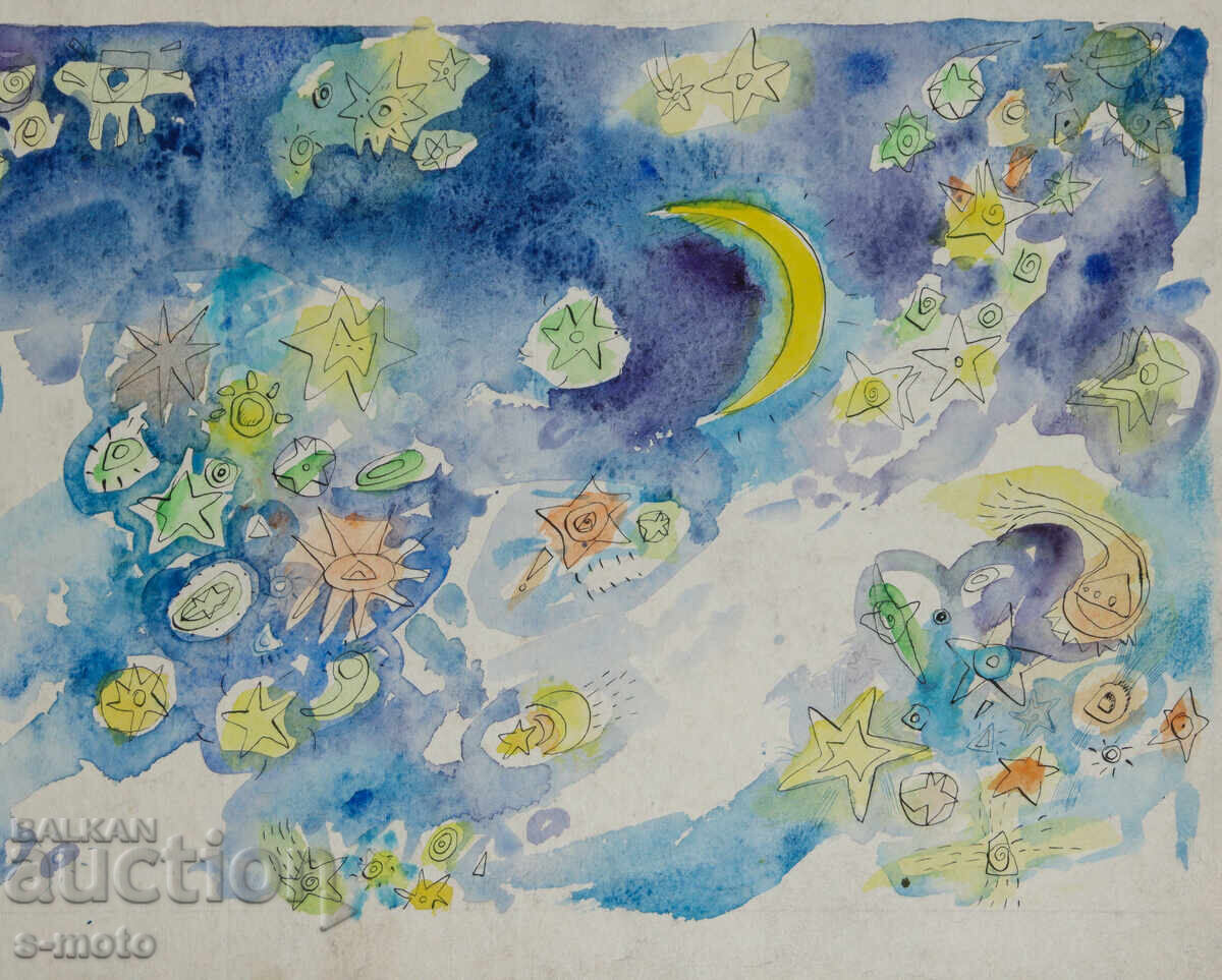 Картина акварел илюстрация детска книга приказки - 6 Картина акварел илюстрация детска книга приказки - 6