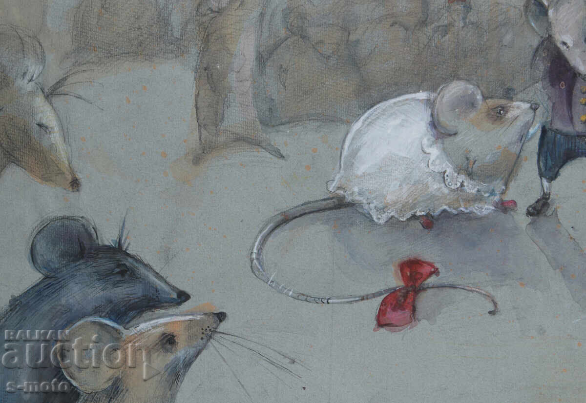 Картина акварел илюстрация детска книга приказки - 5 Картина акварел илюстрация детска книга приказки - 5