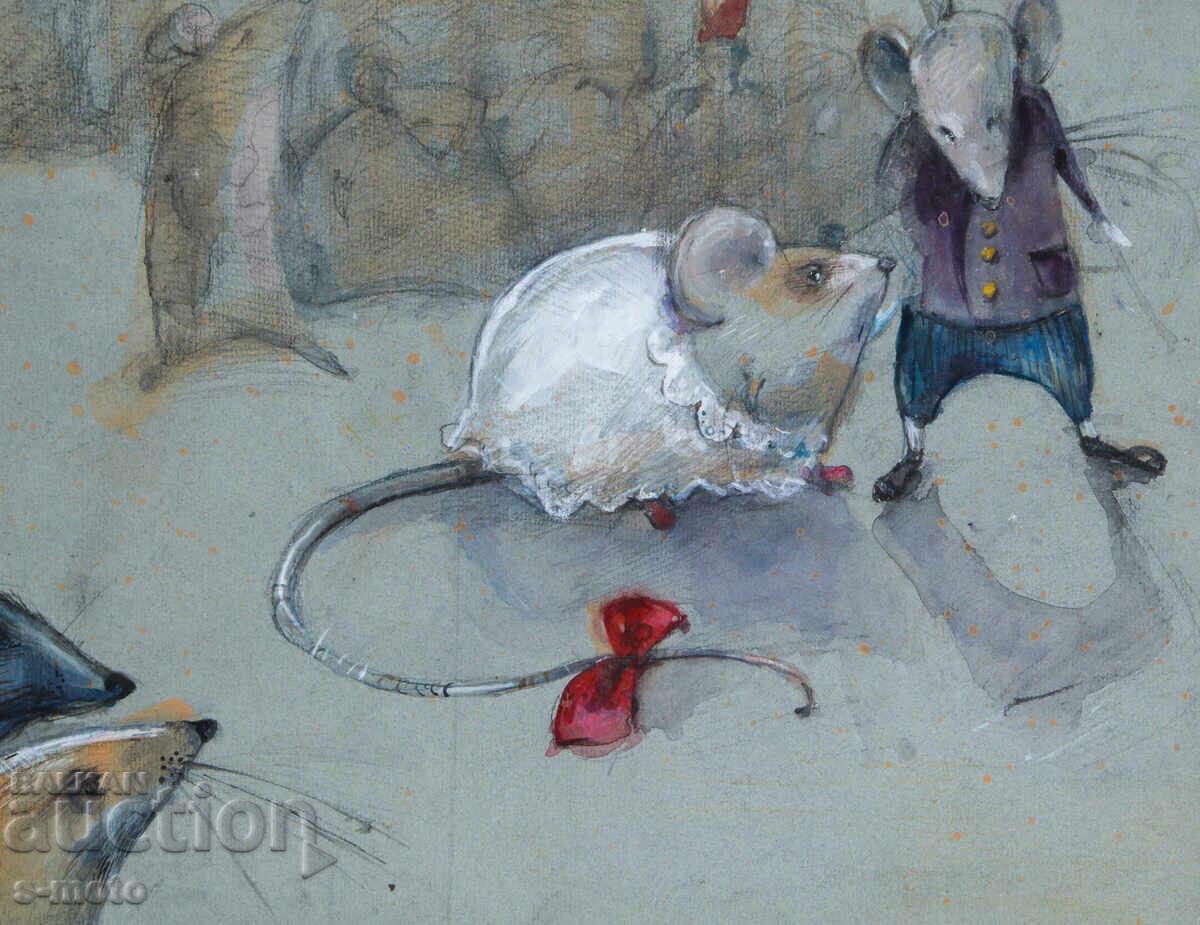 Картина акварел илюстрация детска книга приказки - 6 Картина акварел илюстрация детска книга приказки - 6