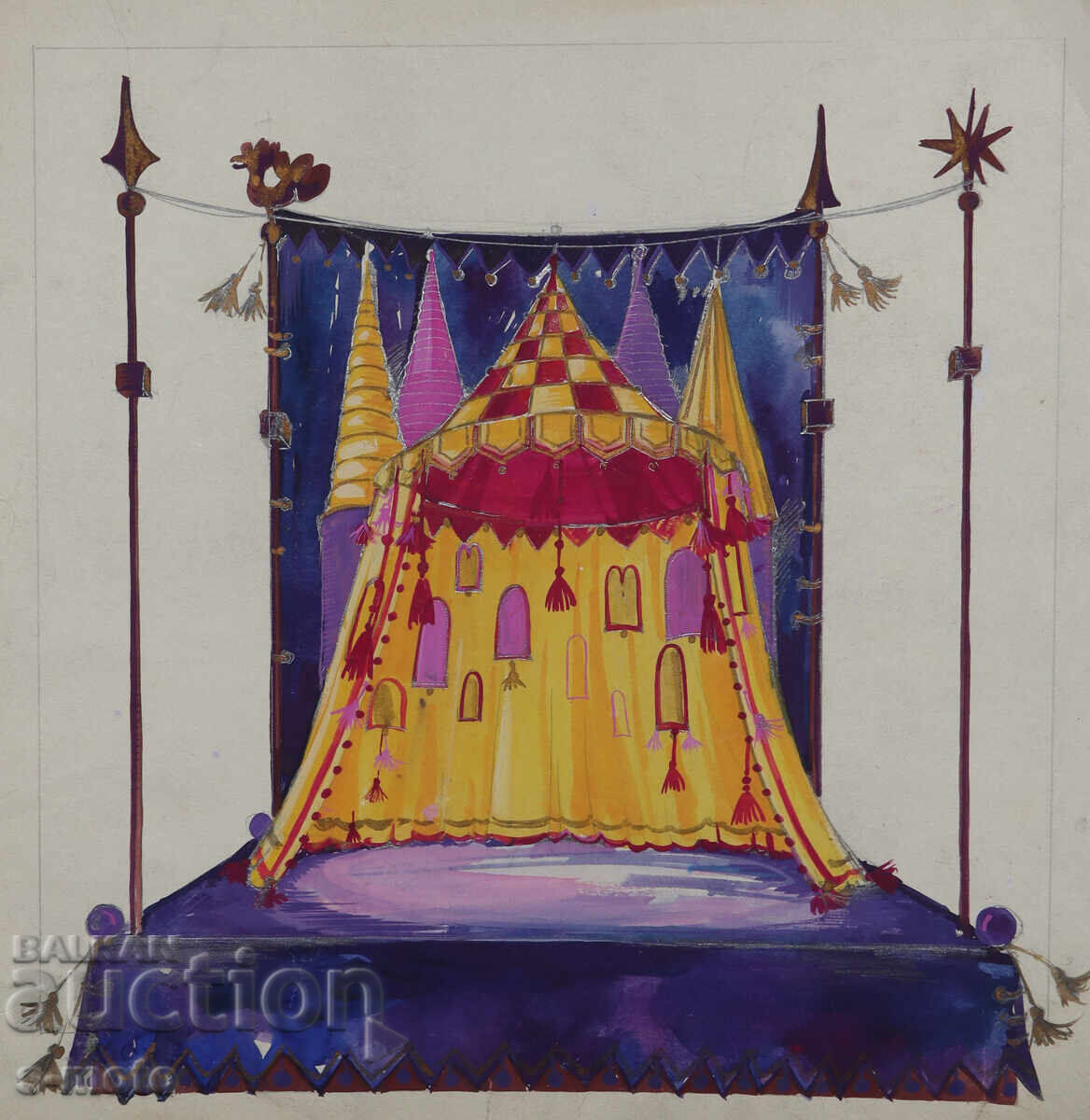 Картина сценография детски куклен театър Картина сценография детски куклен театър