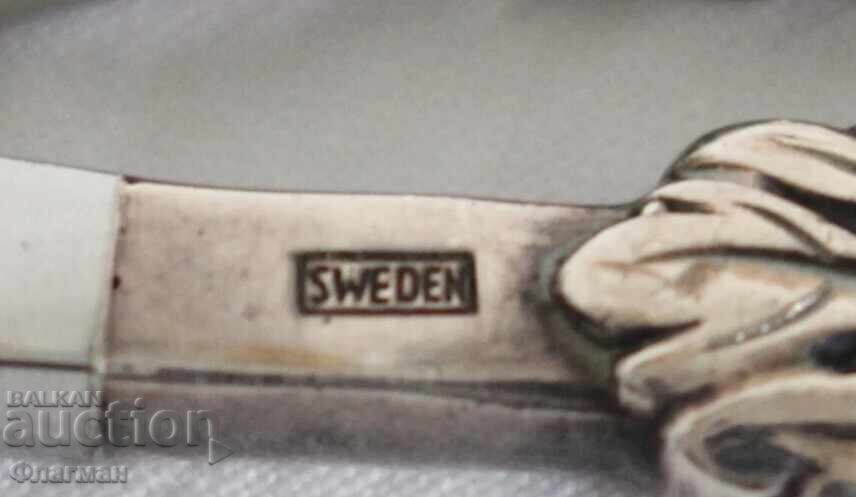 Auction  Silver scissors, "Art Deco" style