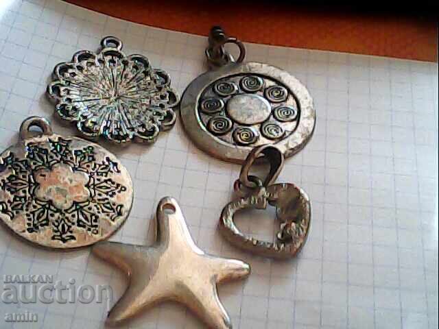 Auction  Lot of old pendants