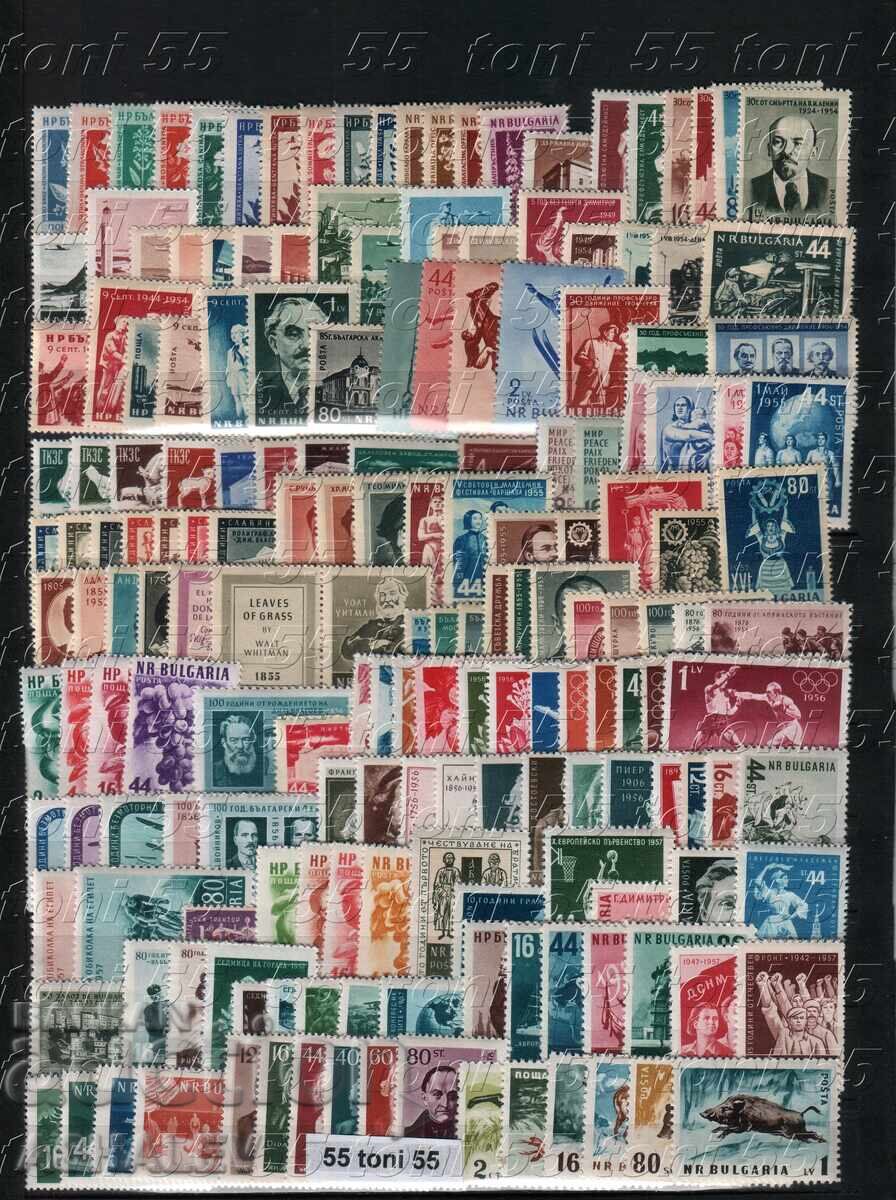 Колекция България 1950-59 ** с цена 320.00 лв. | € 163.61 Колекция България 1950-59 ** с цена 320.00 лв. | € 163.61