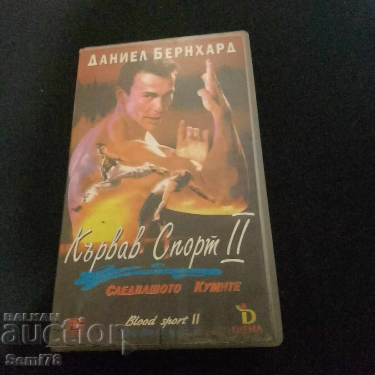 Sport sângeros 2 - Caseta video Sport sângeros 2 - Caseta video