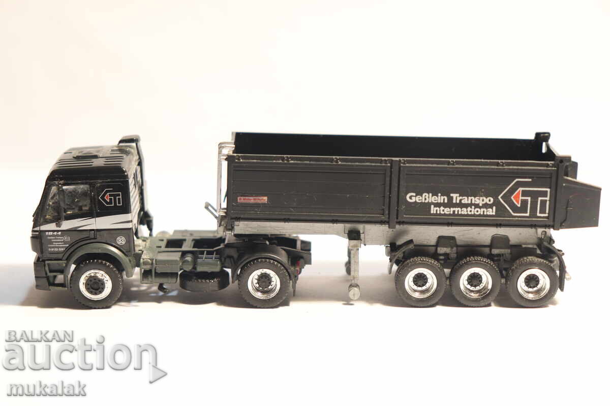 HERPA 1/87 H0 MERCEDES CAMION BASCULANT MODEL - 5 HERPA 1/87 H0 MERCEDES CAMION BASCULANT MODEL - 5