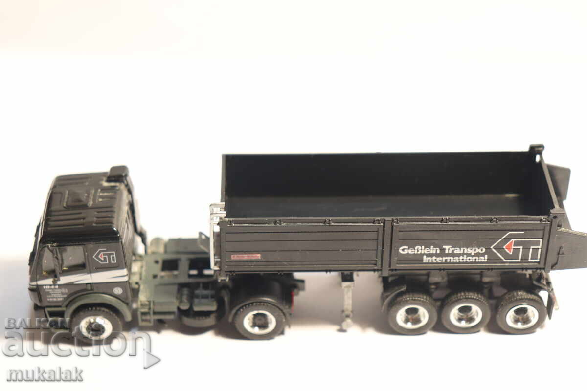 HERPA 1/87 H0 MERCEDES CAMION BASCULANT MODEL - 6 HERPA 1/87 H0 MERCEDES CAMION BASCULANT MODEL - 6