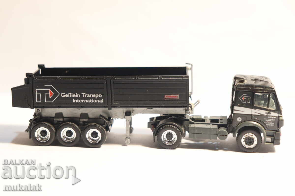 HERPA 1/87 H0 MERCEDES CAMION BASCULANT MODEL HERPA 1/87 H0 MERCEDES CAMION BASCULANT MODEL