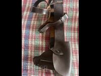 Set complet: Curea din piele cu toc și curea de susținere!