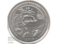 United States-¼ Dollar-2018 D-KM# 670-Apostle Islands