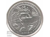 Statele Unite-¼ Dolar-2018 D-KM# 670-Apostle Islands