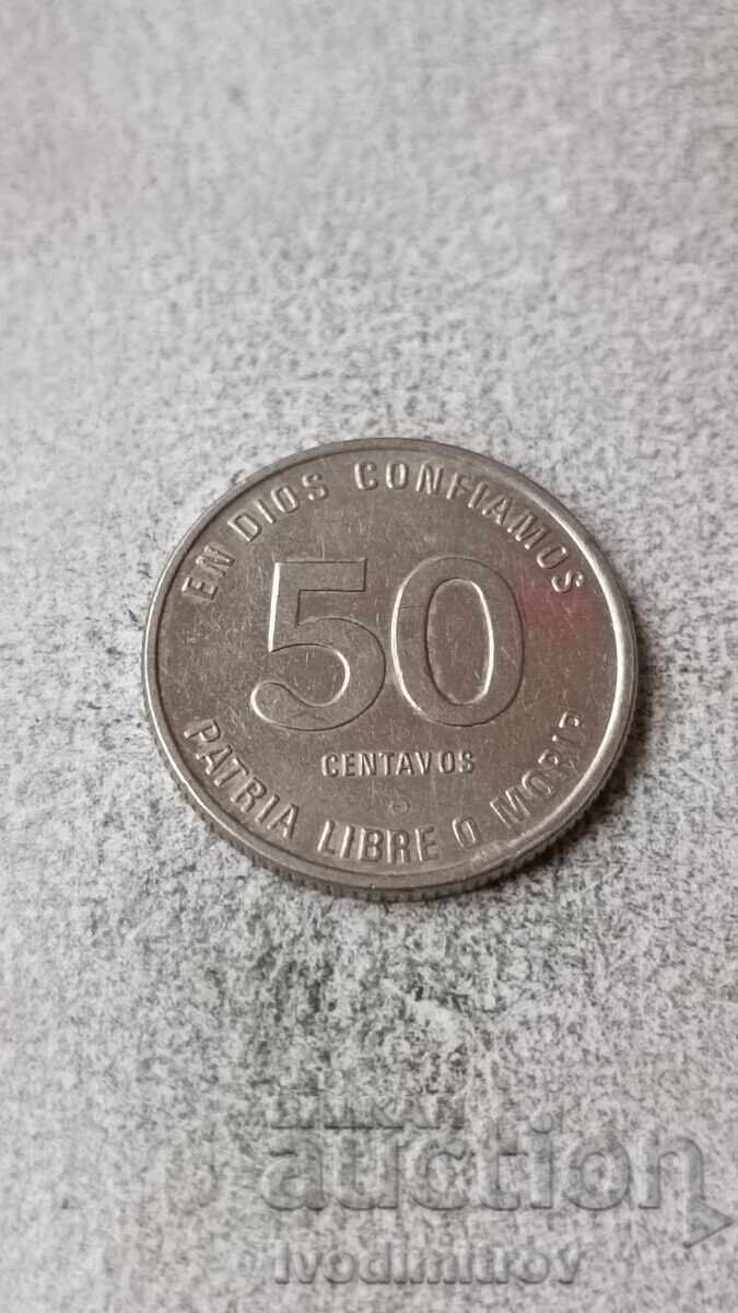 Никарагуа 50 центавос 1983 Никарагуа 50 центавос 1983
