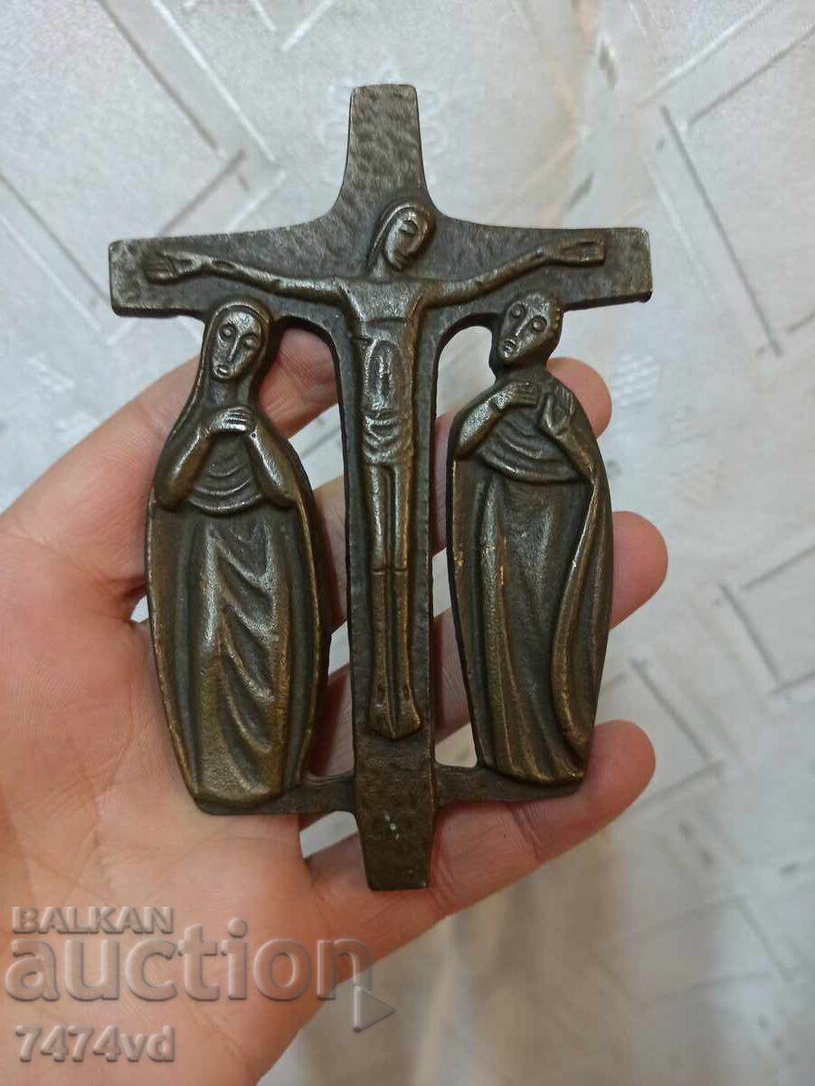 CRUCIFIX DE BRONZ PENTRU PERETE CRUCIFIX DE BRONZ PENTRU PERETE
