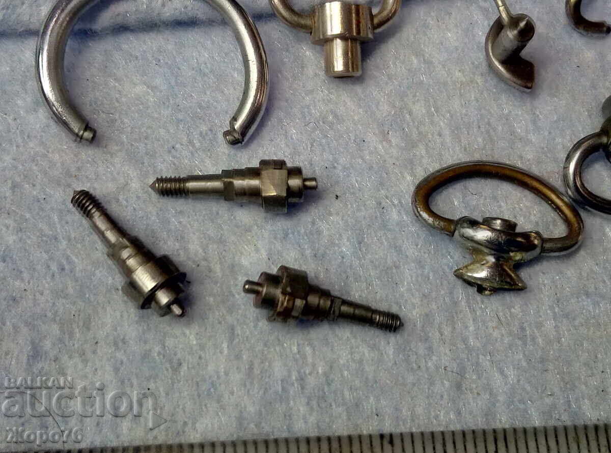 Lot de piese de ceasornicărie pentru ceas deșteptător, ceas de buzunar / Cheie - 6 Lot de piese de ceasornicărie pentru ceas deșteptător, ceas de buzunar / Cheie - 6