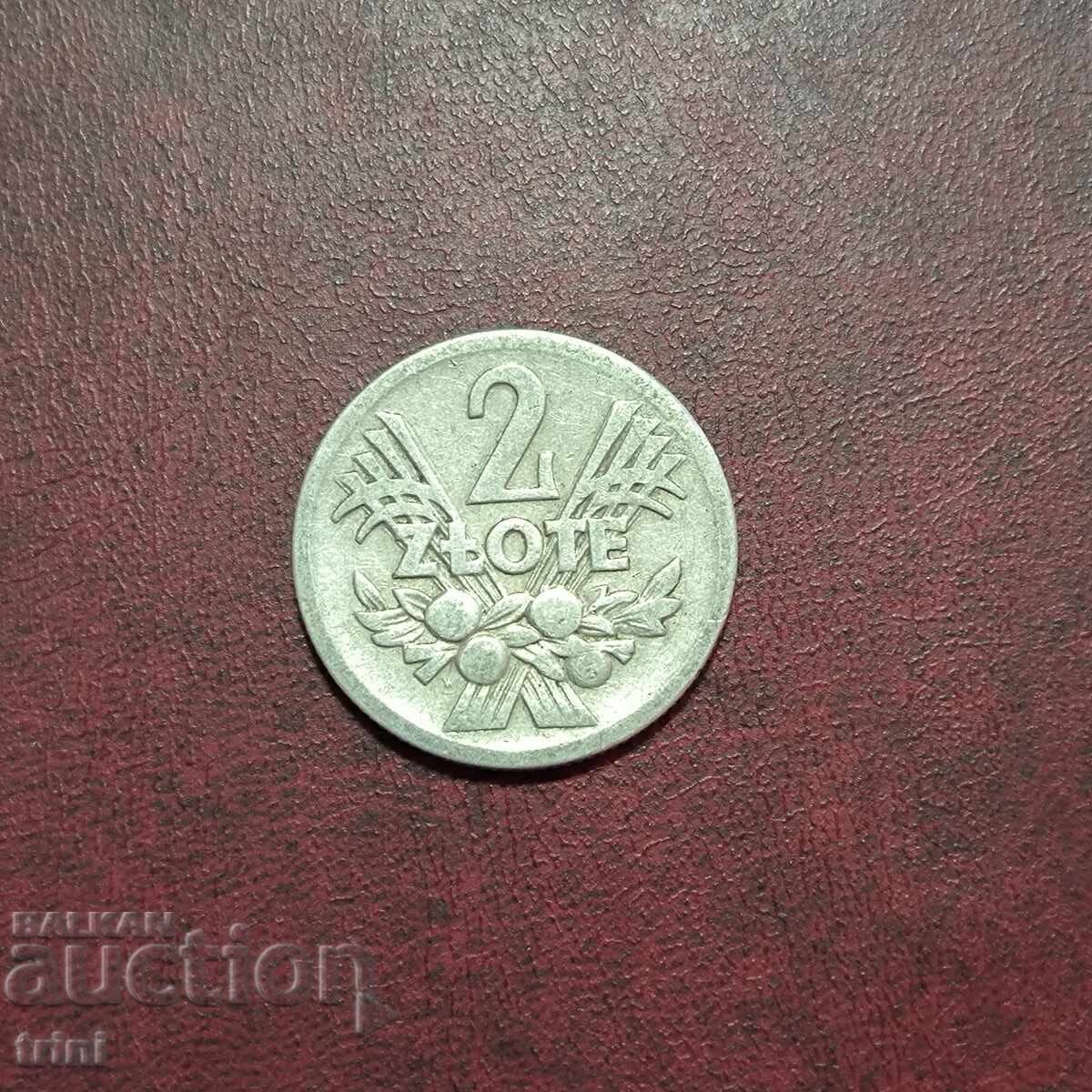 Polonia 2 zloți 1958 Polonia 2 zloți 1958