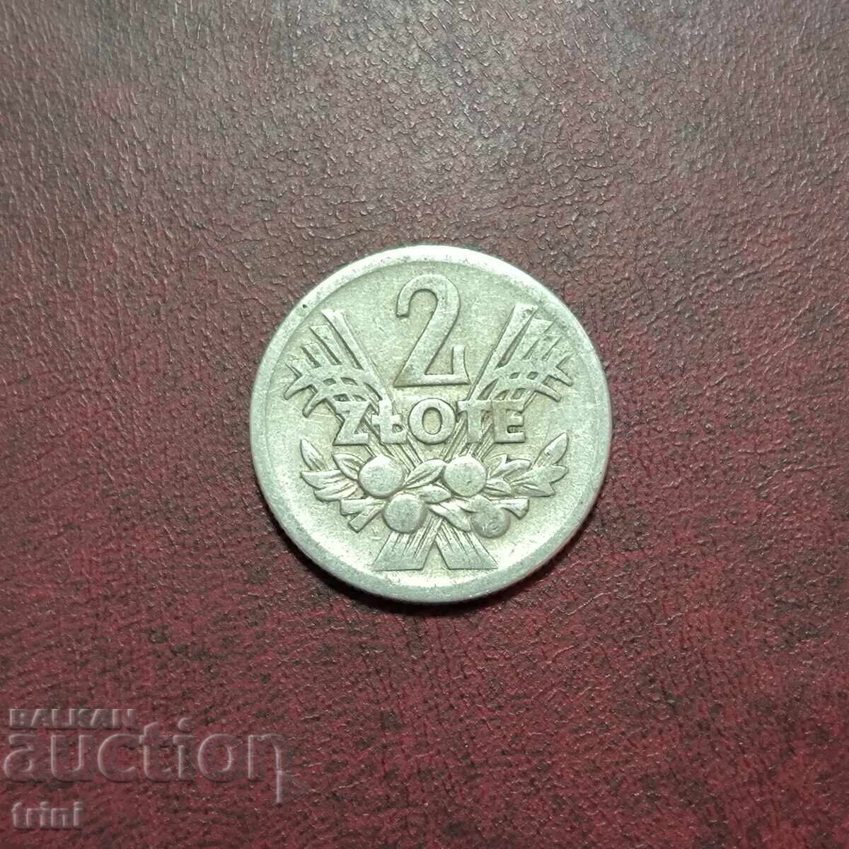 Polonia 2 zloți 1958 Polonia 2 zloți 1958