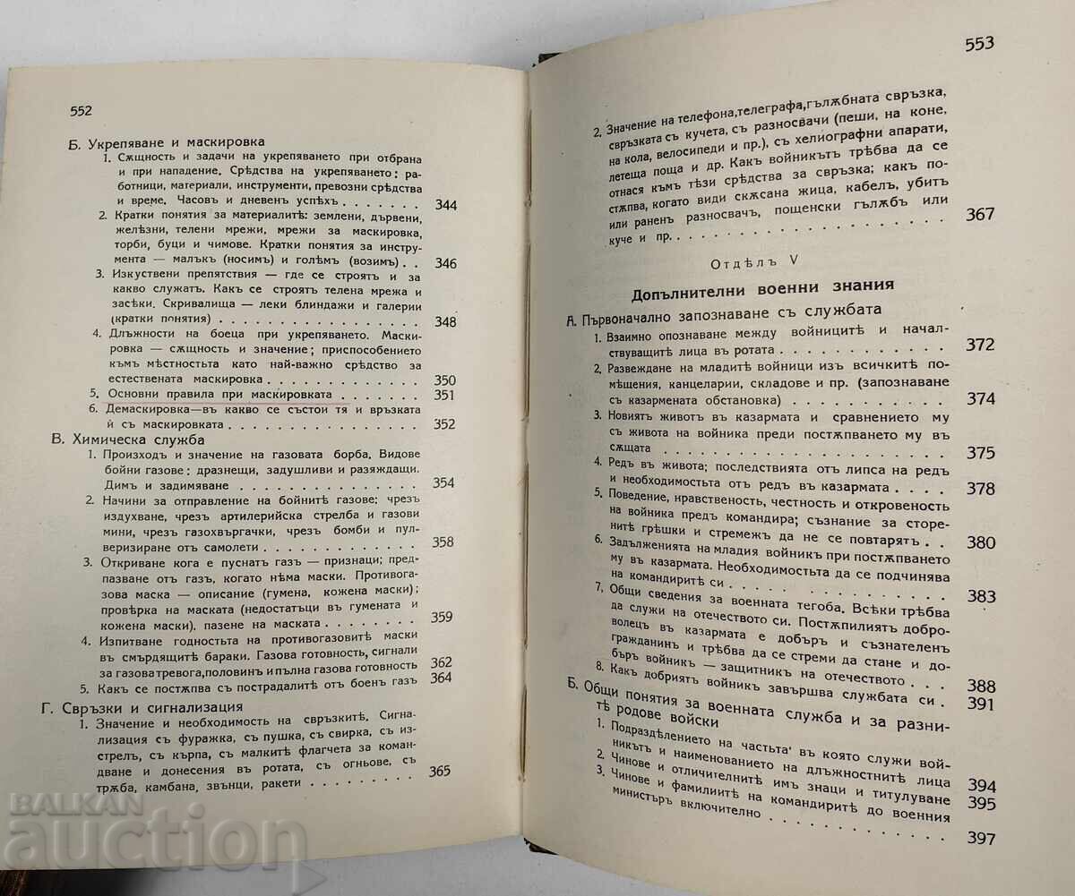 1938 ПЪЛНО РЪКОВОДСТВО ЗА КОМАНДИРА НА МЛАДИЯ ВОЙНИК РЕДНИКА - 6 1938 ПЪЛНО РЪКОВОДСТВО ЗА КОМАНДИРА НА МЛАДИЯ ВОЙНИК РЕДНИКА - 6