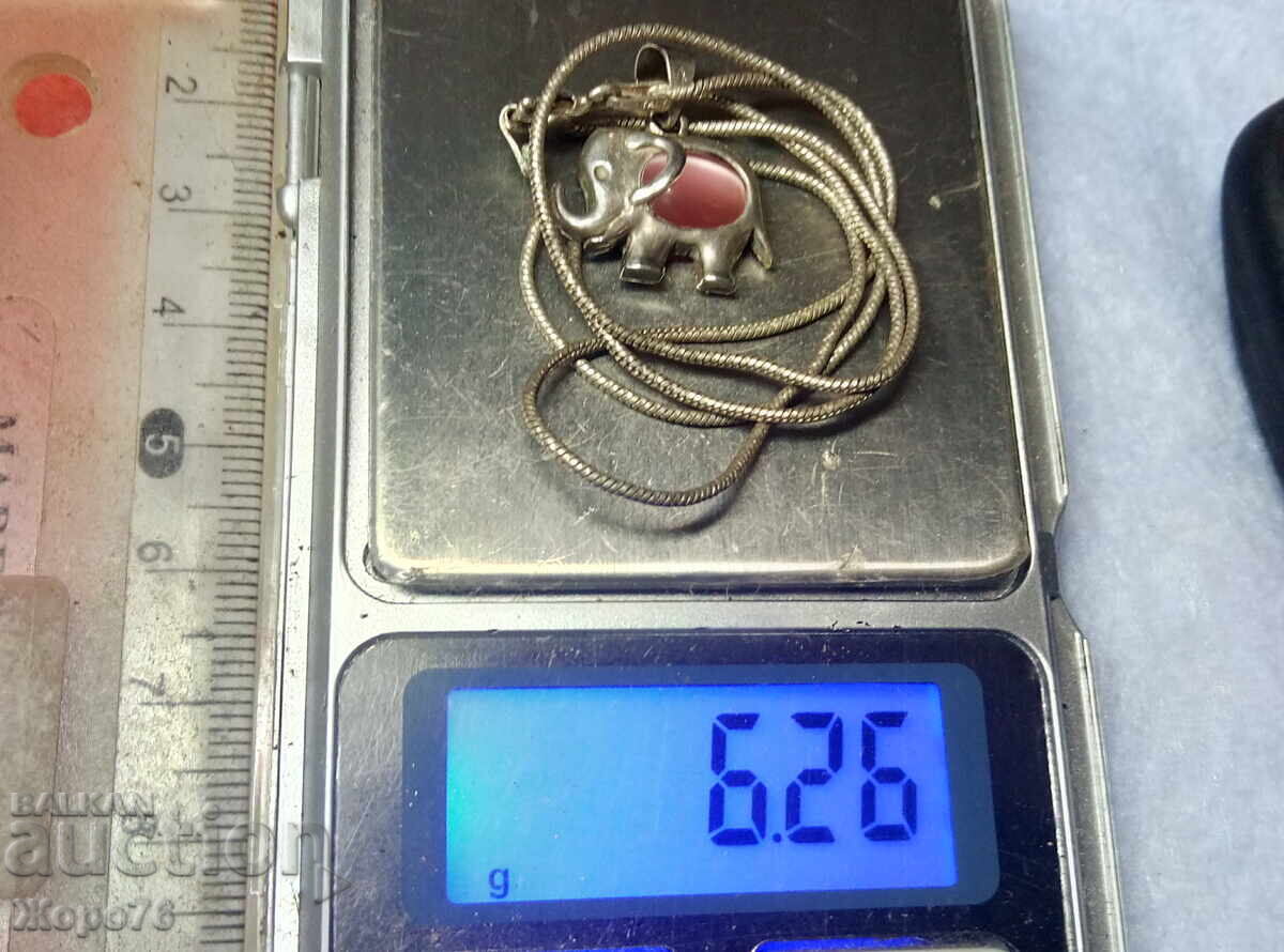 Доставка на КОЛИЕ със СРЕБЪРНО СЛОНЧЕ с РОЗОВО КОТЕШКО ОКО - СРЕБРО 925 Доставка на КОЛИЕ със СРЕБЪРНО СЛОНЧЕ с РОЗОВО КОТЕШКО ОКО - СРЕБРО 925