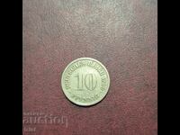 Германия империя 10 пфенига 1900 г. МД 'D' - Мюнхен