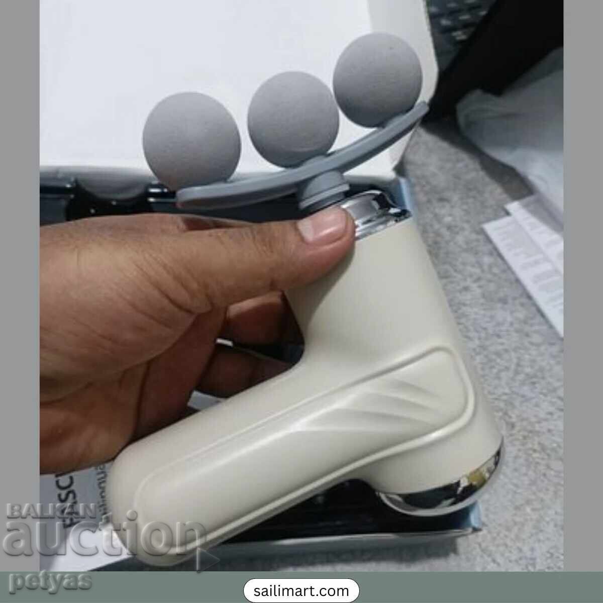 Аукцион LM-130 Ръчен масажор за дълбокотъканен масаж с 9 масажни гл Аукцион LM-130 Ръчен масажор за дълбокотъканен масаж с 9 масажни гл