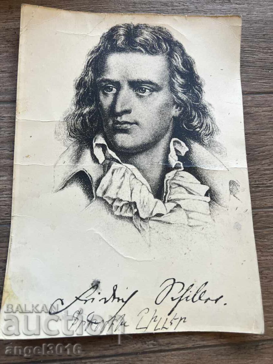 Fotografie de Portret Friedrich Schiller (Johann Christoph Friedrich Fotografie de Portret Friedrich Schiller (Johann Christoph Friedrich