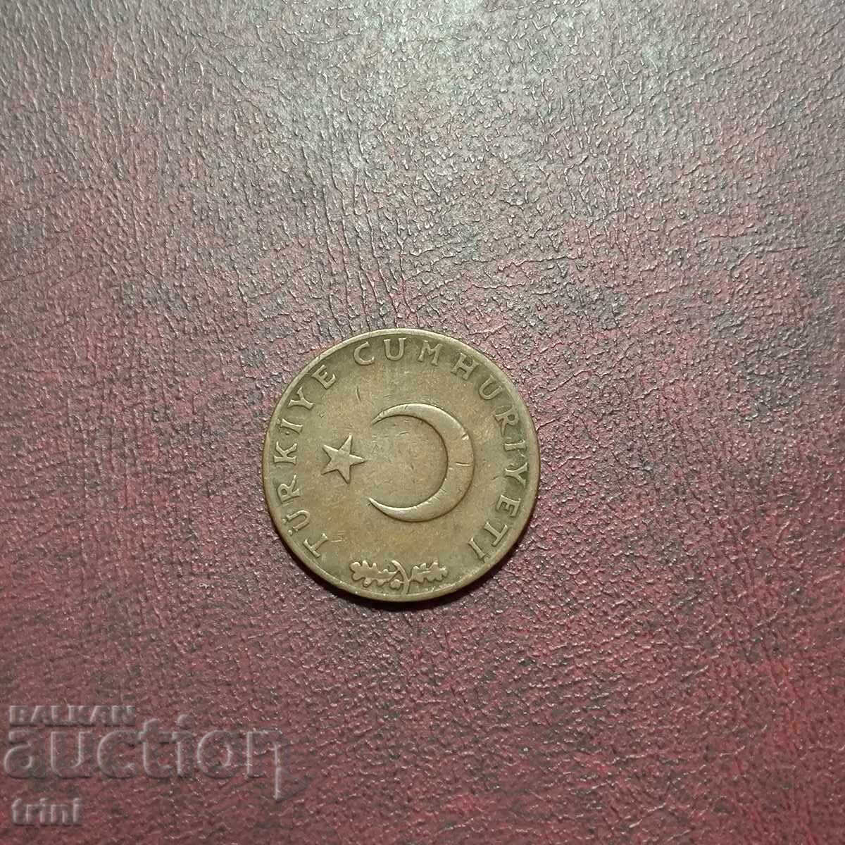 Turcia 10 kuruş 1961 cu preț 1.50 BGN | € 0.77 Turcia 10 kuruş 1961 cu preț 1.50 BGN | € 0.77