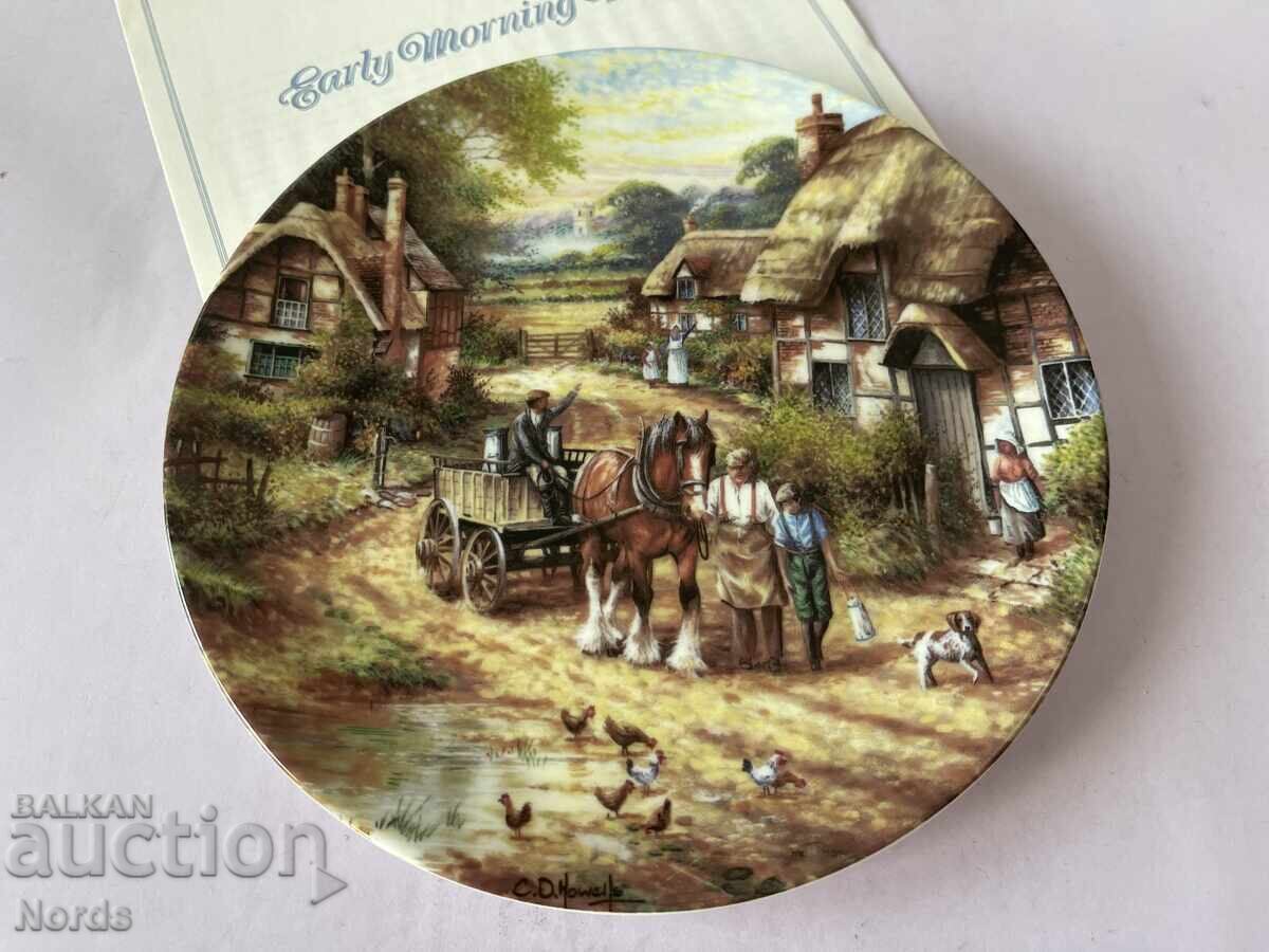 Wedgwood. Farfurie de porțelan pentru colecție cu preț 0.01 BGN | € 0.01 Wedgwood. Farfurie de porțelan pentru colecție cu preț 0.01 BGN | € 0.01