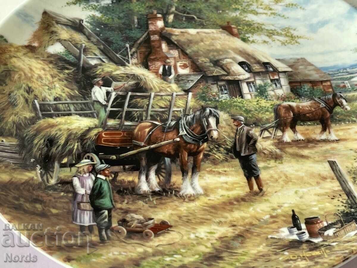 Livrarea Wedgwood. Farfurie de colecție cu certificat Livrarea Wedgwood. Farfurie de colecție cu certificat