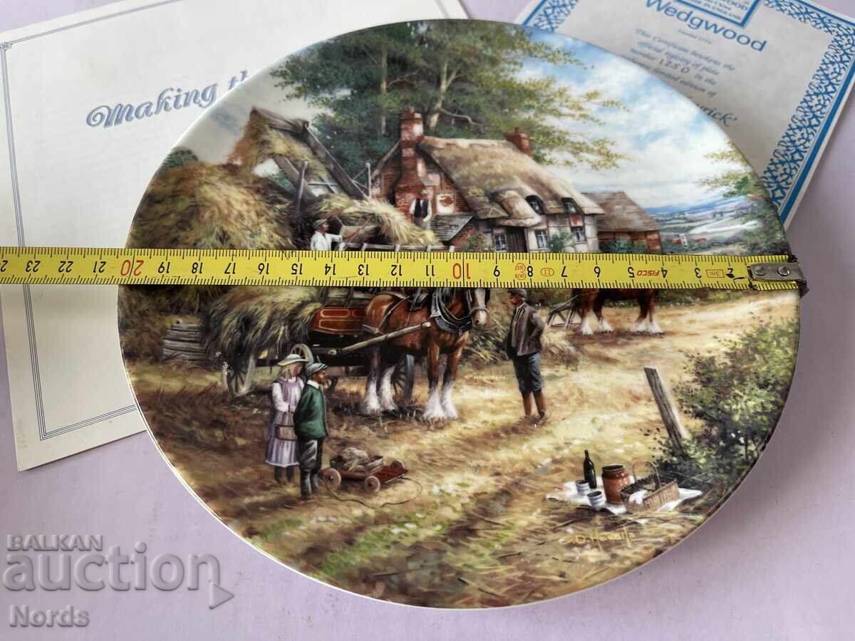 Wedgwood. Farfurie de colecție cu certificat - 6 Wedgwood. Farfurie de colecție cu certificat - 6