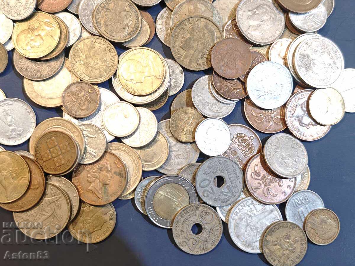 Лот монети 200 бр -1 с цена 0.01 лв. | € 0.01 Лот монети 200 бр -1 с цена 0.01 лв. | € 0.01