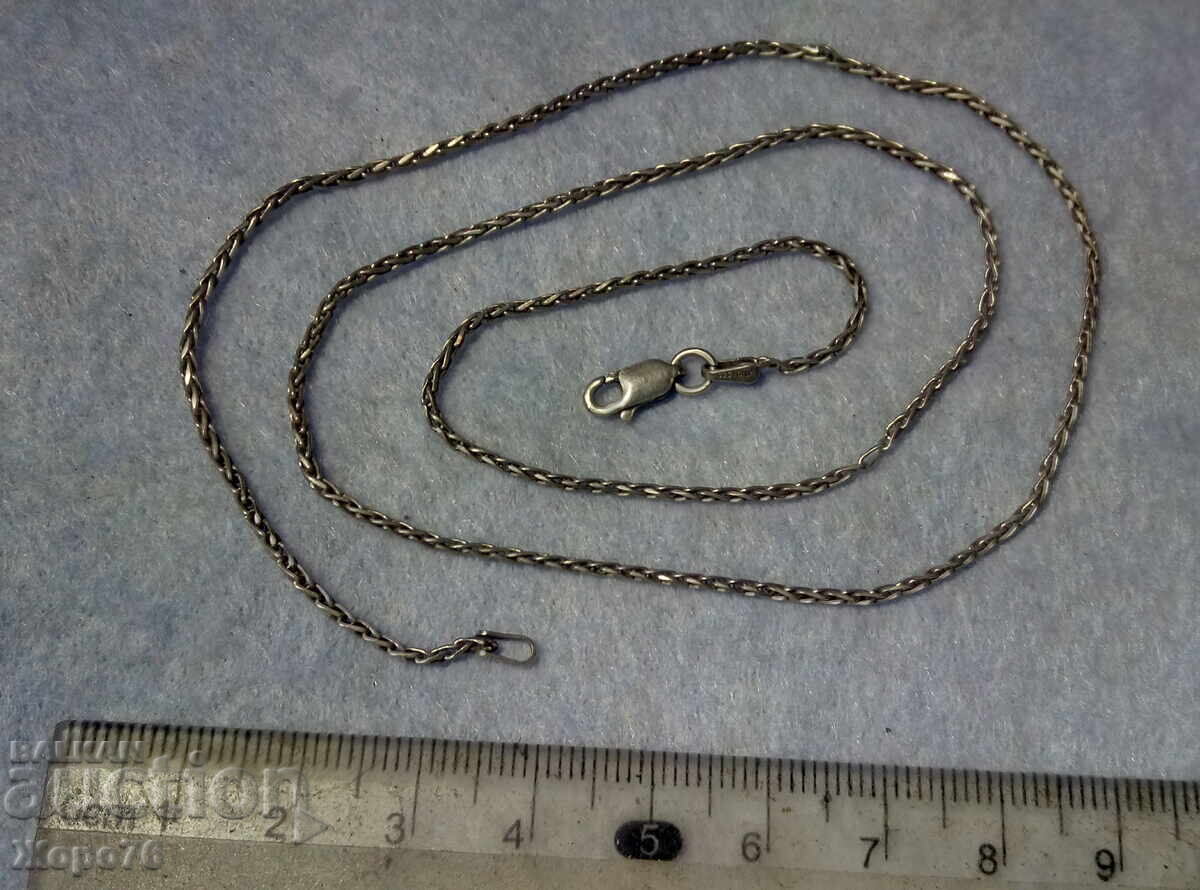 COLIER ARGINT / LANȚ Argint 925 ITALY S cu AURIRE ALBĂ COLIER ARGINT / LANȚ Argint 925 ITALY S cu AURIRE ALBĂ