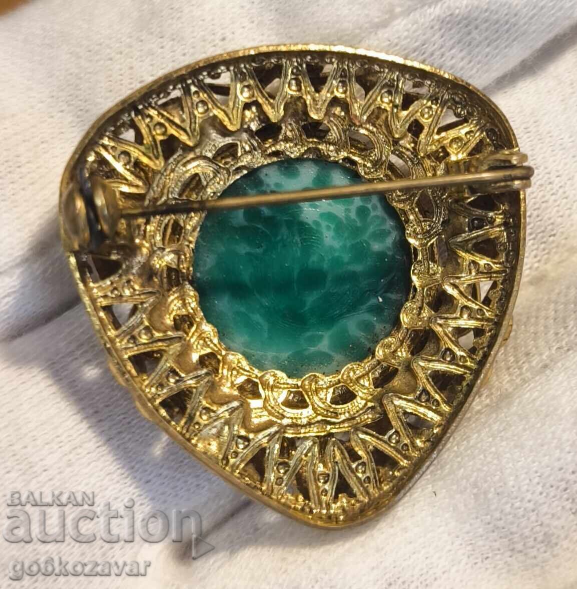 Auction USSR Brooch 1980s, openwork filigree technique, perfect! Auction USSR Brooch 1980s, openwork filigree technique, perfect!