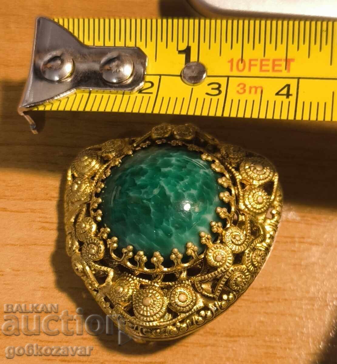 USSR Brooch 1980s, openwork filigree technique, perfect! - 5 USSR Brooch 1980s, openwork filigree technique, perfect! - 5