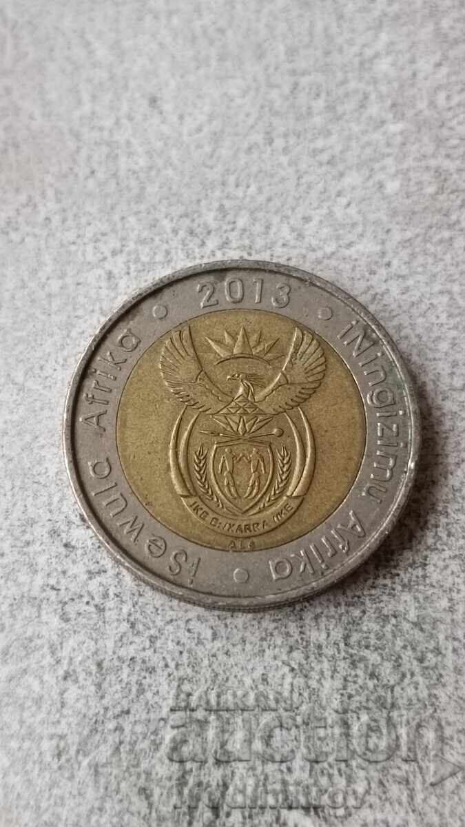 Южна Африка 5 ранда 2013 с цена 4.85 лв. | € 2.48 Южна Африка 5 ранда 2013 с цена 4.85 лв. | € 2.48