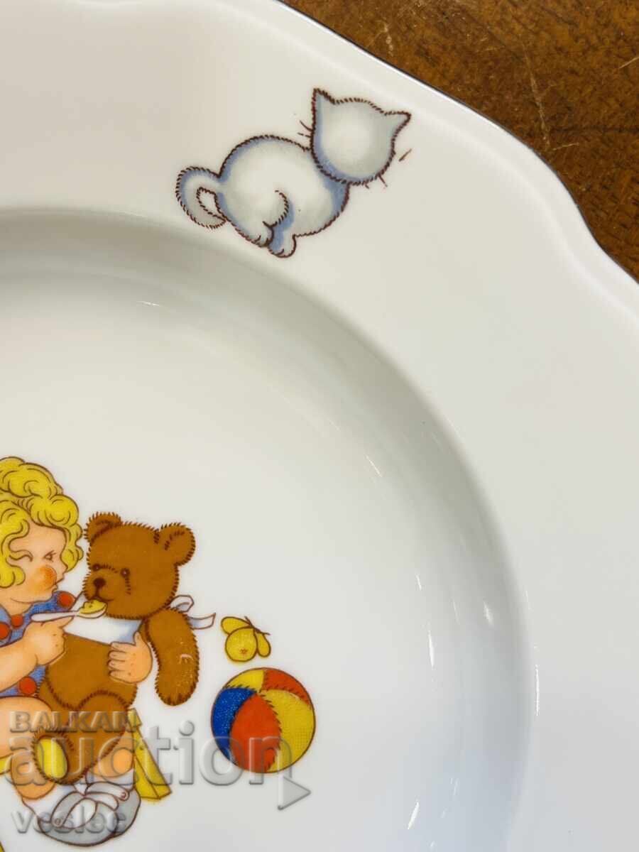 Доставка на Стара порцеланова Чиния Детски Мотиви Детска Бавария Доставка на Стара порцеланова Чиния Детски Мотиви Детска Бавария