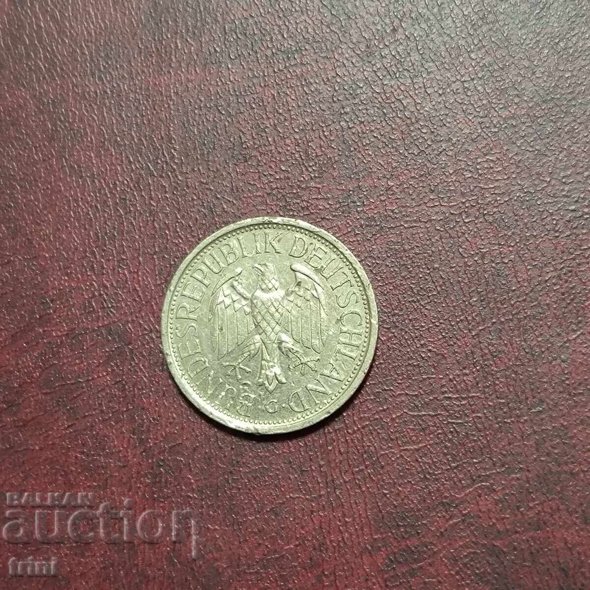 Германия 1 марка 1981 г. МД 'G' - Карлсруе с цена 5.00 лв. | € 2.56 Германия 1 марка 1981 г. МД 'G' - Карлсруе с цена 5.00 лв. | € 2.56