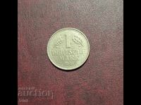 Германия 1 марка 1981 г.  МД 'G' - Карлсруе